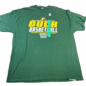 Oregon Ducks Hanes Mens Graphic T-shirt Green Yell
